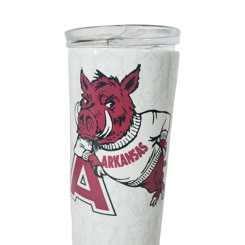 Hogg Outfitters Arkansas Razorbacks 20oz Skinny Tumbler Insulated Travel Cup